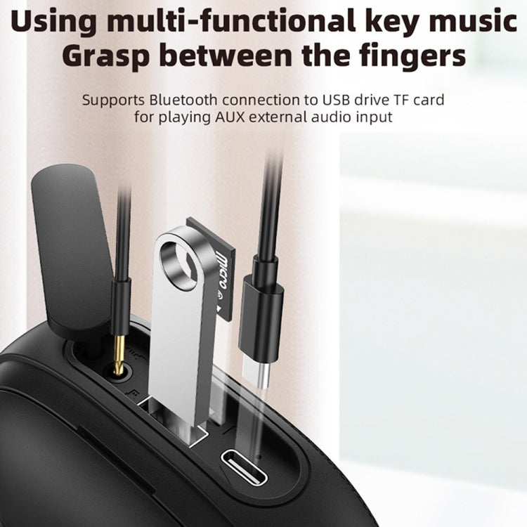 T&G TG-813 2 in 1 TWS Bluetooth Speaker Earphone with Charging Box