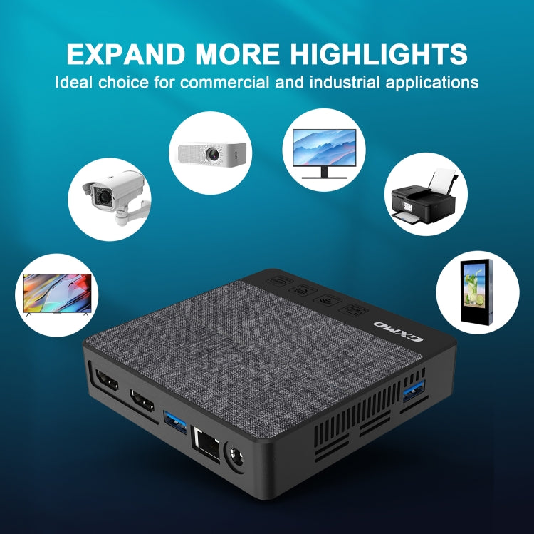 GXMO N42 Windows 11 Intel Gemini Lake N4000 Mini PC NVME SSD WiFi Mini Desktop Computer, 6GB+64GB, 6GB+64GB+256GB