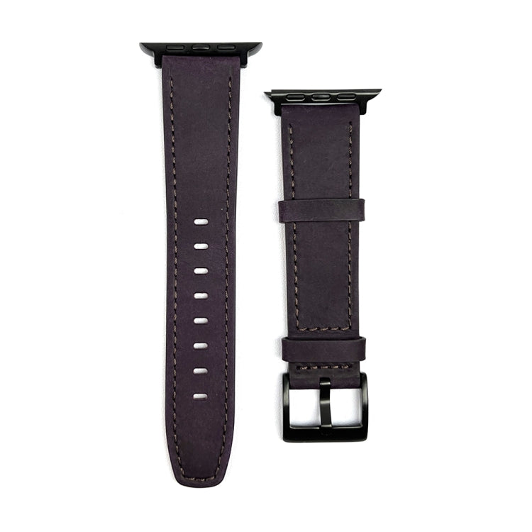 Retro Texture Leather Watch Band, For Apple Watch 4 44mm, For Apple Watch 4 40mm, For Apple Watch 3 38mm, For Apple Watch 3 42mm, For Apple Watch 2 42mm, For Apple Watch 2 38mm, For Apple Watch 42mm, For Apple Watch 38mm