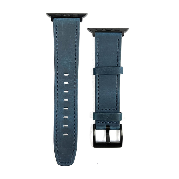 Retro Texture Leather Watch Band, For Apple Watch 4 44mm, For Apple Watch 4 40mm, For Apple Watch 3 38mm, For Apple Watch 3 42mm, For Apple Watch 2 42mm, For Apple Watch 2 38mm, For Apple Watch 42mm, For Apple Watch 38mm