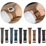 Retro Texture Leather Watch Band, For Apple Watch 4 44mm, For Apple Watch 4 40mm, For Apple Watch 3 38mm, For Apple Watch 3 42mm, For Apple Watch 2 42mm, For Apple Watch 2 38mm, For Apple Watch 42mm, For Apple Watch 38mm
