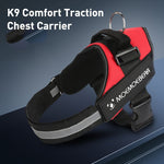 Sangle de poitrine K9 en tissu Oxford anti-sprint pour chien, corde de traction