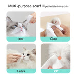 Pet Cleaning Wet Wipes for Cat Dog Cleaning Body, 80pcs x 1