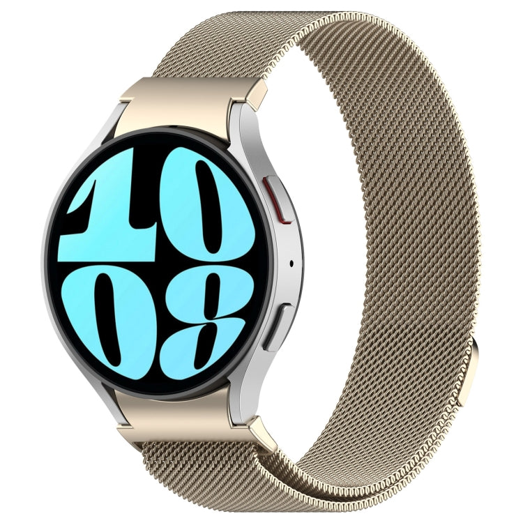Button Style Milan Magnetic Metal Watch Band, For Samsung Galaxy Watch 6