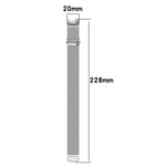 Button Style Milan Magnetic Metal Watch Band, For Samsung Galaxy Watch 6