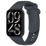 Solid Color Black Buckle Silicone Watch Band, For Xiaomi Band 10 Pro / Redmi Watch 6 / 5