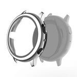 Schutzhülle aus galvanisiertem Polycarbonat mit Schutzfolie aus gehärtetem Glas, für Samsung Galaxy Watch Active 2 40 mm und 44 mm