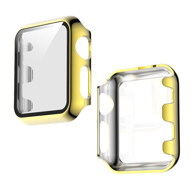 Full Coverage Plating TPU Case, For Apple Watch Series 3 & 2 & 1 38mm, For Apple Watch Series 3 & 2 & 1 42mm, For Apple Watch Series 5 & 4 40mm, For Apple Watch Series 5 & 4 44mm
