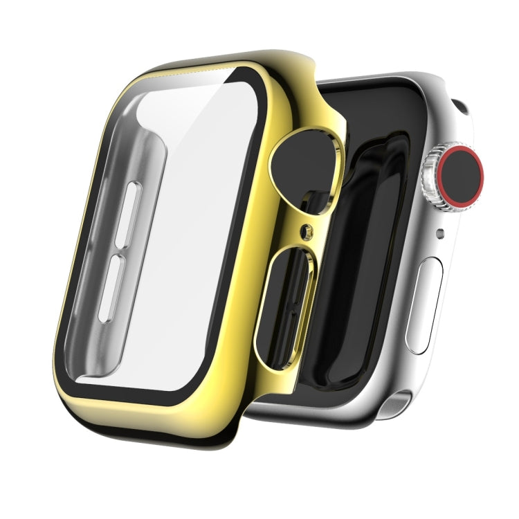 Full Coverage Plating TPU Case, For Apple Watch Series 3 & 2 & 1 38mm, For Apple Watch Series 3 & 2 & 1 42mm, For Apple Watch Series 5 & 4 40mm, For Apple Watch Series 5 & 4 44mm