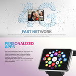 DM100 2.86 inch IPS Full Screen Smart Sport Watch, Support Independent Card Insertion / Multiple Sports Modes / Heart Rate Monitoring / Step Counting, RAM 1GB+ROM 16GB, RAM 3GB+ROM 32GB