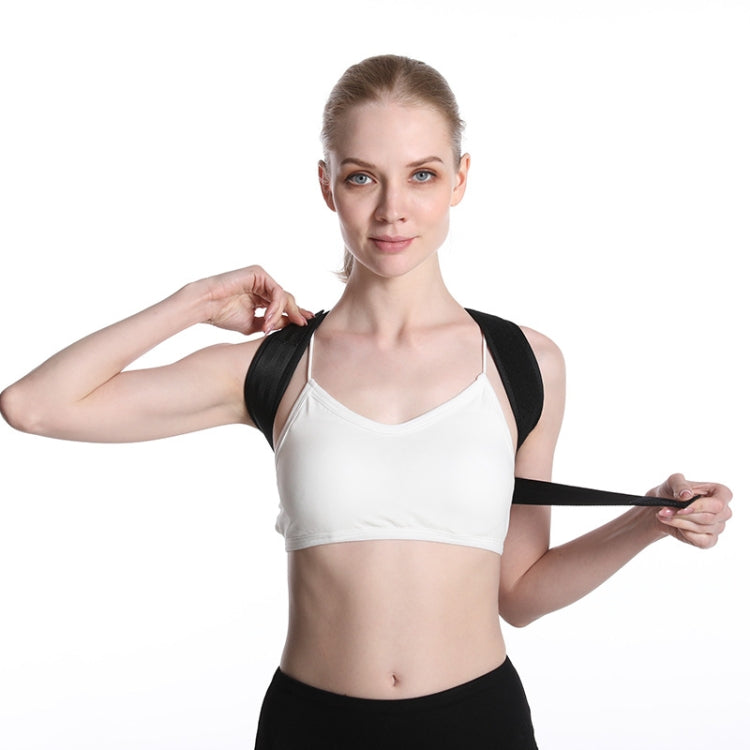 Anti-kyphosis Correction Belt Invisible Artifact For Sitting Posture, Style: Correction Belt + Shoulder Strap, S, M, L, XL