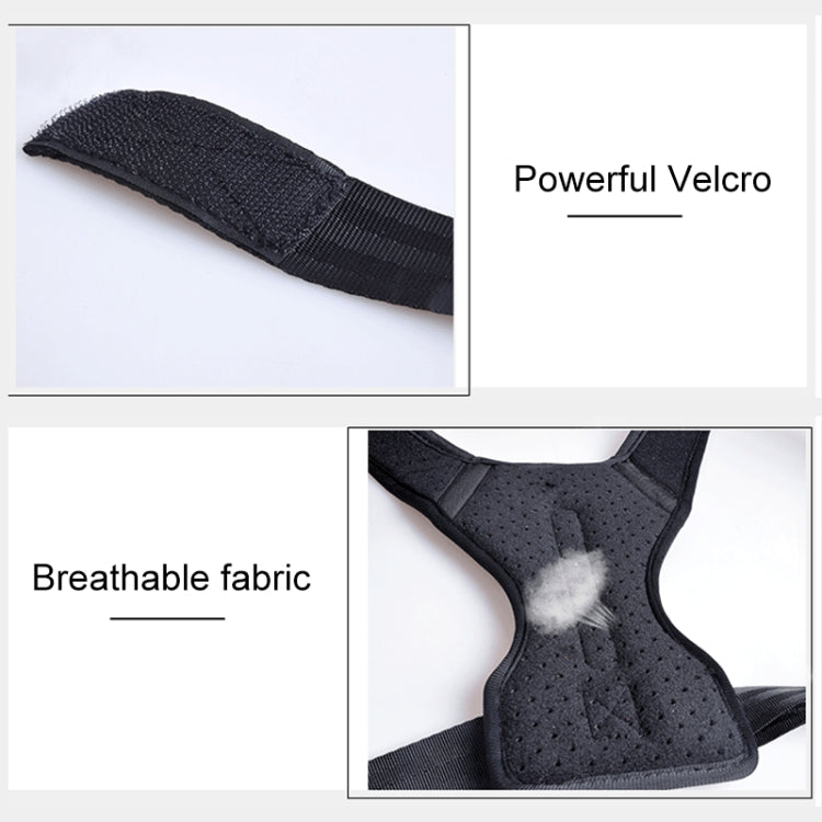 Anti-kyphosis Correction Belt Invisible Artifact For Sitting Posture, Style: Correction Belt + Shoulder Strap, S, M, L, XL