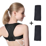 Anti-kyphosis Correction Belt Invisible Artifact For Sitting Posture, Style: Correction Belt + Shoulder Strap, S, M, L, XL