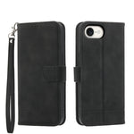 Dierfeng Dream Line TPU Hybrid PU Leather Phone Case, For iPhone 17 Pro Max, For iPhone 17 Pro, For iPhone 17, For iPhone Air, For iPhone 16e, For iPhone 16 Pro Max, For iPhone 16 Pro, For iPhone 16 Plus