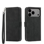 Dierfeng Dream Line TPU Hybrid PU Leather Phone Case, For iPhone 17 Pro Max, For iPhone 17 Pro, For iPhone 17, For iPhone Air, For iPhone 16e, For iPhone 16 Pro Max, For iPhone 16 Pro, For iPhone 16 Plus