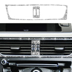 For Audi A4 / A5 / Q5 2pcs Car Air Conditioner Outlet Diamond Decoration Sticker, Air Conditioner Outlet Left Drive, Air Conditioner Outlet Right Drive