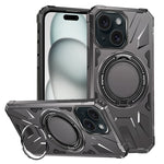MagSafe Magnetic Shockproof Phone Case with Ring Holder, For iPhone 16 Plus, For iPhone 16, For iPhone 15 Pro Max, For iPhone 15 Pro, For iPhone 15 Plus, For iPhone 15
