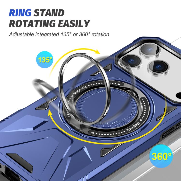 MagSafe Magnetic Shockproof Phone Case with Ring Holder, For iPhone 17 Pro Max, For iPhone 17 Pro, For iPhone 17, For iPhone Air, For iPhone 16 Pro Max, For iPhone 16 Pro