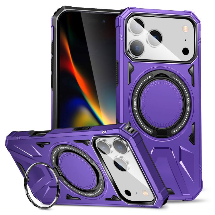 MagSafe Magnetic Shockproof Phone Case with Ring Holder, For iPhone 17 Pro Max, For iPhone 17 Pro, For iPhone 17, For iPhone Air, For iPhone 16 Pro Max, For iPhone 16 Pro