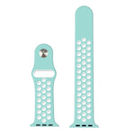 Sport Silicone Watchband Standard Edition, For Apple Watch Series 7 41mm / 6 & SE & 5 & 4 40mm / 3 & 2 & 1 38mm, For Apple Watch Ultra 49mm / Series 8&7 45mm / SE 2&6&SE&5&4 44mm / 3&2&1 42mm