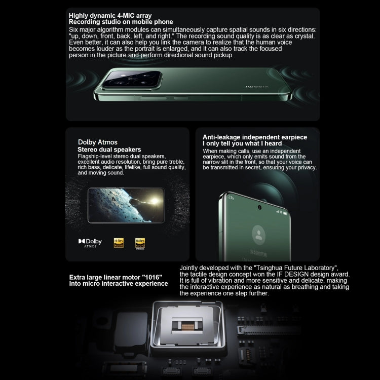 Xiaomi 14 Pro,  6.73 inch Xiaomi HyperOS Snapdragon 8 Gen 3 Octa Core 4nm up to 3.3GHz, NFC, Network: 5G, 16GB+512GB, 16GB+1TB