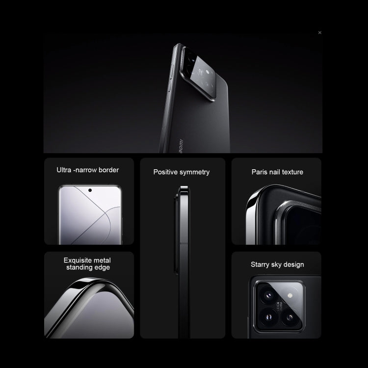 Xiaomi 14 Pro، شاشة 6.73 بوصة Xiaomi HyperOS معالج Snapdragon 8 Gen 3 ثماني النواة 4 نانومتر حتى 3.3 جيجاهرتز، NFC، الشبكة: 5G، 16GB+512GB، 16GB+1TB