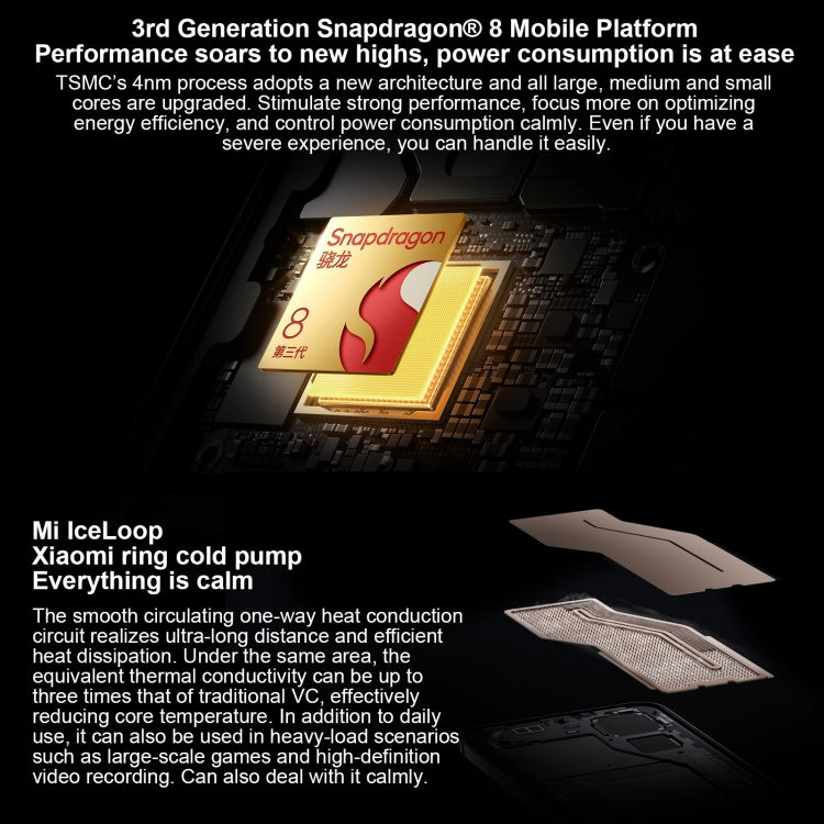 Xiaomi 14 Pro، شاشة 6.73 بوصة Xiaomi HyperOS معالج Snapdragon 8 Gen 3 ثماني النواة 4 نانومتر حتى 3.3 جيجاهرتز، NFC، الشبكة: 5G، 16GB+512GB، 16GB+1TB