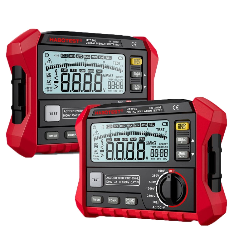جهاز اختبار مقاومة العزل HABOTEST HT5205، HT5205