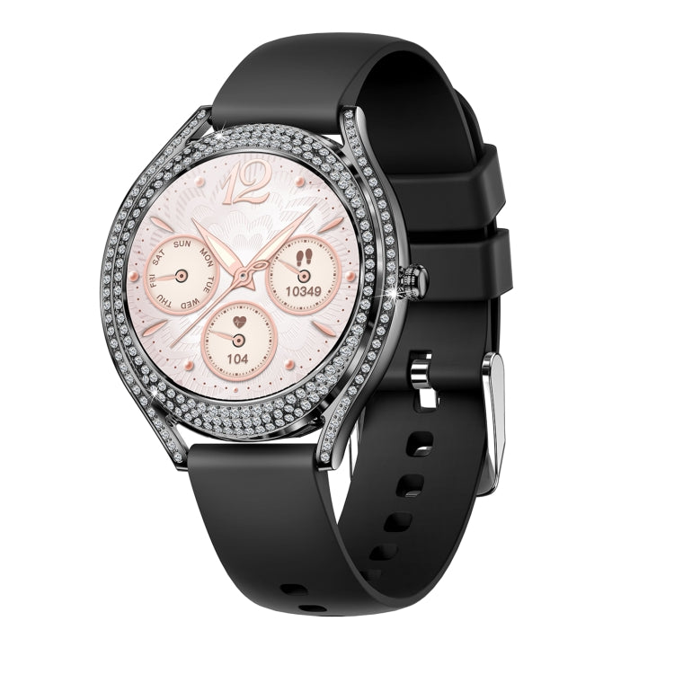 V66 1.28inch BT5.0 Smart Watch Support Heart Rate/ Sleep Detection, Silicone Strap