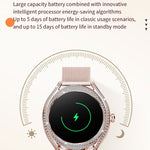 V66 1.28inch BT5.0 Smart Watch Support Heart Rate/ Sleep Detection, Silicone Strap