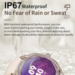 V66 1.28inch BT5.0 Smart Watch Support Heart Rate/ Sleep Detection, Silicone Strap