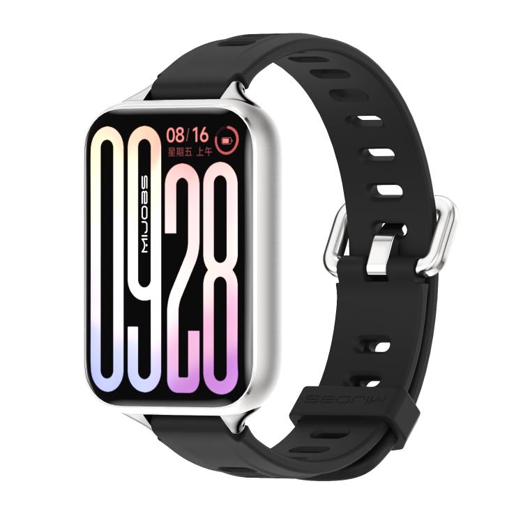 Mijobs Flat Hole Breathable Silicone Watch Band, For Xiaomi Band 10 Pro / Redmi Watch 6 / 5