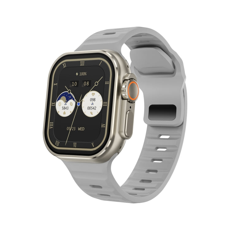 iW9 Ultra 2.04 inch Screen Smart Call Watch, BT Call / Heart Rate / Blood Pressure / Blood Oxygen