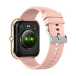 AK58 1.96 inch Screen Bluetooth Smart Watch, Support Health Monitoring & 100+ Sports Modes, Silicone Band, Steel Band