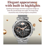 CF32 1.27 inch Screen Lady Smart Watch, Support Female Physiology Monitoring & 100+ Sports Modes, Silicone Band