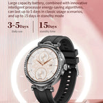 CF32 1.27 inch Screen Lady Smart Watch, Support Female Physiology Monitoring & 100+ Sports Modes, Silicone Band