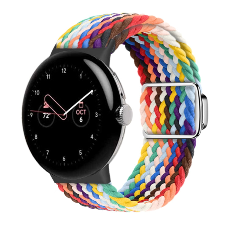 سوار ساعة بحلقة نايلون مع إبزيم مغناطيسي، لساعة Google Pixel 4 / 3 / 2 / 1 بحجم 41 مم