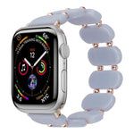 Stretch Resin Watch Band, For Apple Watch Series 8 41mm, For Apple Watch Series 8 45mm, For Apple Watch SE 2022 40mm, For Apple Watch SE 2022 44mm, For Apple Watch Series 7 41mm, For Apple Watch Series 7 45mm