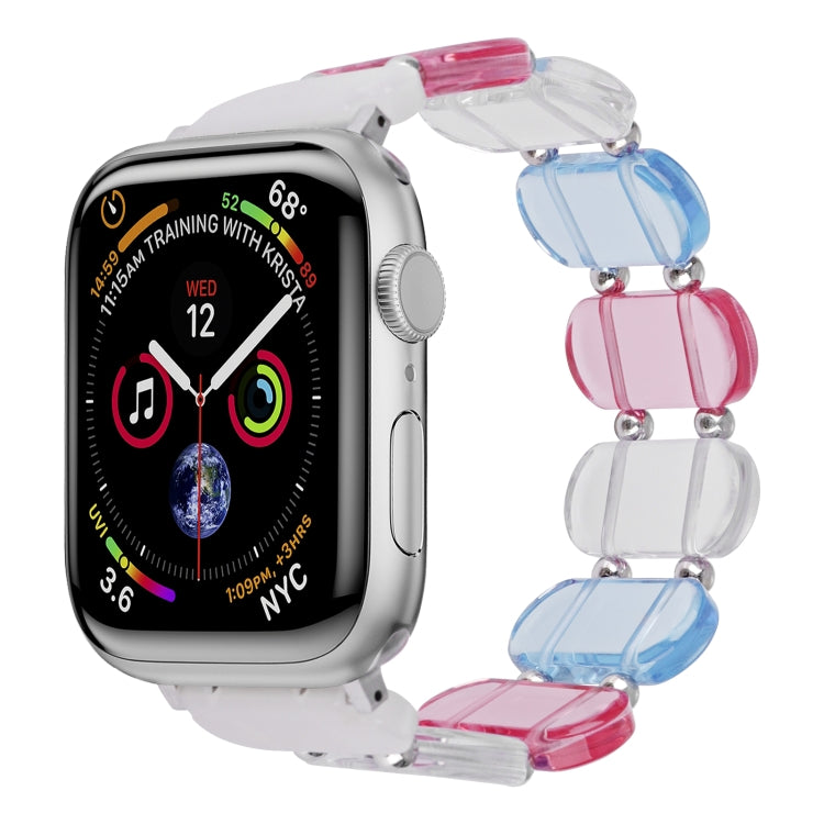 Stretch Resin Watch Band, For Apple Watch SE 40mm, For Apple Watch SE 44mm, For Apple Watch 6 40mm, For Apple Watch Series 6 44mm, For Apple Watch Series 5 44mm, For Apple Watch Series 5 40mm