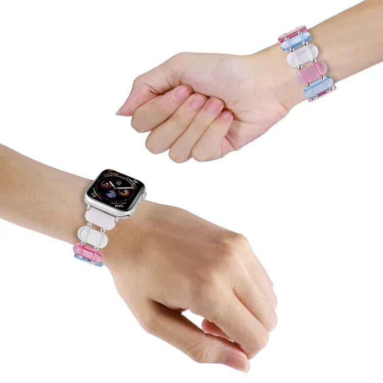 سوار ساعة من الراتنج المرن، لسلسلة Apple Watch 4 بمقاس 44 مم، لسلسلة Apple Watch 4 بمقاس 40 مم، لسلسلة Apple Watch 3 بمقاس 38 مم، لسلسلة Apple Watch 3 بمقاس 42 مم، لسلسلة Apple Watch 2 بمقاس 42 مم، لسلسلة Apple Watch 2 بمقاس 38 مم