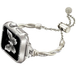 Twist Bracelet Diamond Metal Watch Band, For Apple Watch Series 4 44mm, For Apple Watch Series 4 40mm, For Apple Watch Series 3 38mm, For Apple Watch Series 3 42mm, For Apple Watch Series 2 42mm, For Apple Watch Series 2 38mm, For Apple Watch 42mm     ...