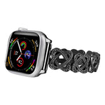 Hearts Crossed Diamond Metal Watch Band, For Apple Watch Series 4 44mm, For Apple Watch Series 4 40mm, For Apple Watch Series 3 38mm, For Apple Watch Series 3 42mm, For Apple Watch Series 2 42mm, For Apple Watch Series 2 38mm, For Apple Watch 42mm     ...