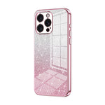 Gradient Glitter Powder Electroplated Phone Case, For iPhone 16 Pro, For iPhone 16 Plus, For iPhone 16, For iPhone 15 Pro Max, For iPhone 15 Pro, For iPhone 15 Plus