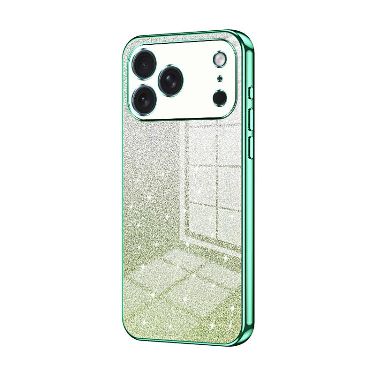 Gradient Glitter Powder Electroplated Phone Case, For iPhone 17e / 16e, For iPhone 17 Pro Max, For iPhone 17 Pro, For iPhone 17, For iPhone Air, For iPhone 16 Pro Max