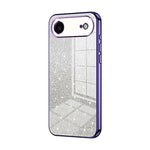 Gradient Glitter Powder Electroplated Phone Case, For iPhone 17e / 16e, For iPhone 17 Pro Max, For iPhone 17 Pro, For iPhone 17, For iPhone Air, For iPhone 16 Pro Max