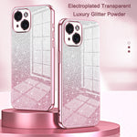 Gradient Glitter Powder Electroplated Phone Case, For iPhone 11 Pro Max, For iPhone 11, For iPhone 11 Pro, For iPhone X / XS, For iPhone XR, For iPhone XS Max