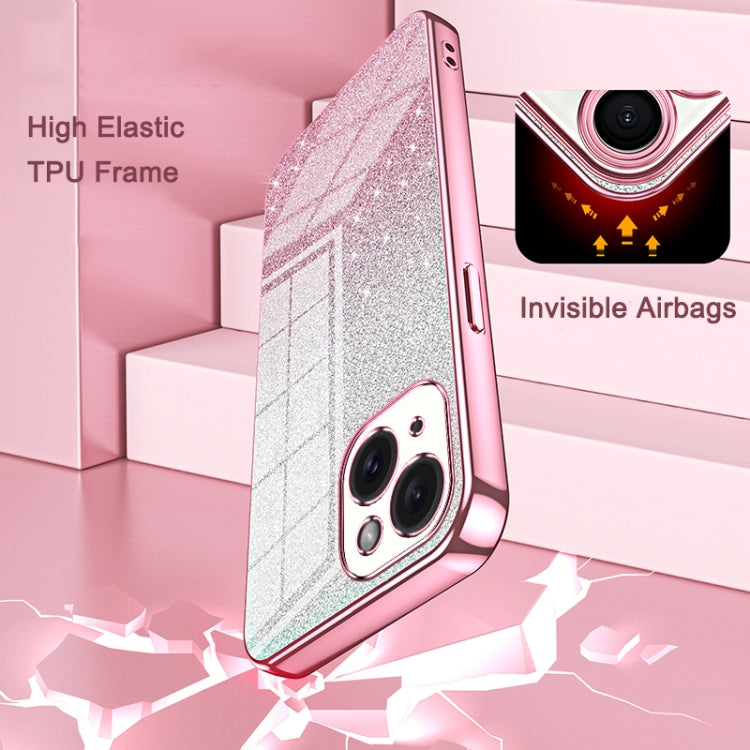 Gradient Glitter Powder Electroplated Phone Case, For iPhone 11 Pro Max, For iPhone 11, For iPhone 11 Pro, For iPhone X / XS, For iPhone XR, For iPhone XS Max