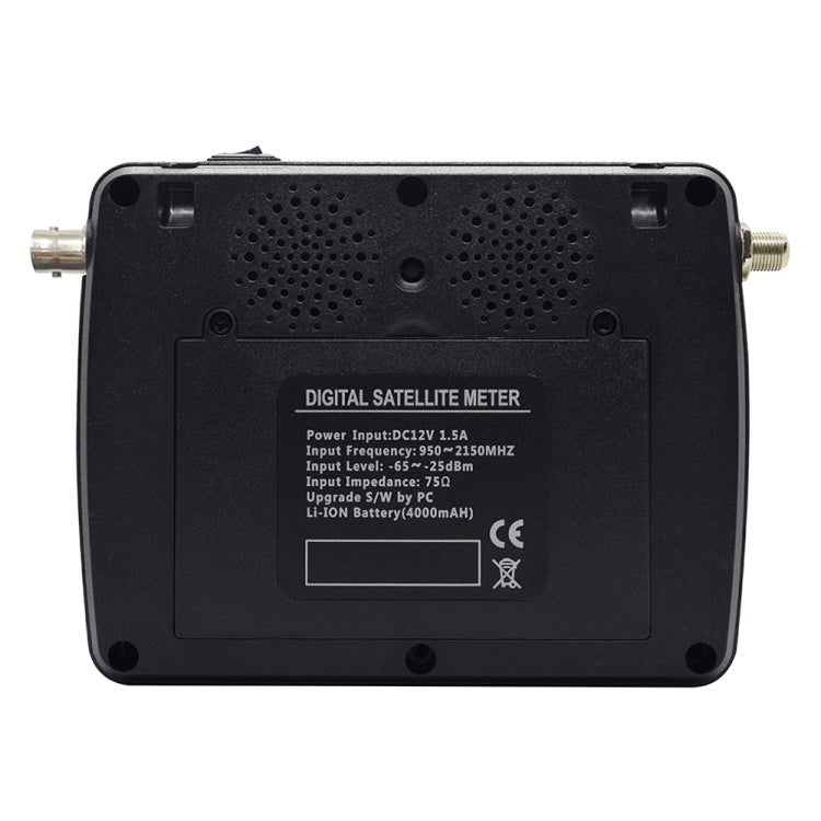 جهاز قياس إشارة الأقمار الصناعية الرقمي iBRAVEBOX V10 Finder Max+ بشاشة 4.3 بوصة، يدعم DVB-S/S2/S2X AHD، قابس الاتحاد الأوروبي، الولايات المتحدة، المملكة المتحدة، أستراليا