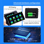 جهاز قياس إشارة الأقمار الصناعية الرقمي iBRAVEBOX V10 Finder Max+ بشاشة 4.3 بوصة، يدعم DVB-S/S2/S2X AHD، قابس الاتحاد الأوروبي، الولايات المتحدة، المملكة المتحدة، أستراليا