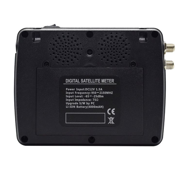 جهاز قياس إشارة الأقمار الصناعية الرقمي iBRAVEBOX V10 Finder Pro بشاشة 4.3 بوصة، يدعم DVB-S/S2/S2X/T/T2/C، قابس الاتحاد الأوروبي، الولايات المتحدة، المملكة المتحدة، أستراليا